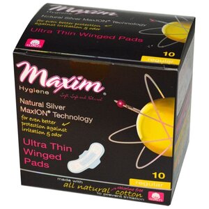 Maxim прокладки ежедневные Ultra Thin Winget Natural Silver MaxION Technology Regular (фото modal nav 1)