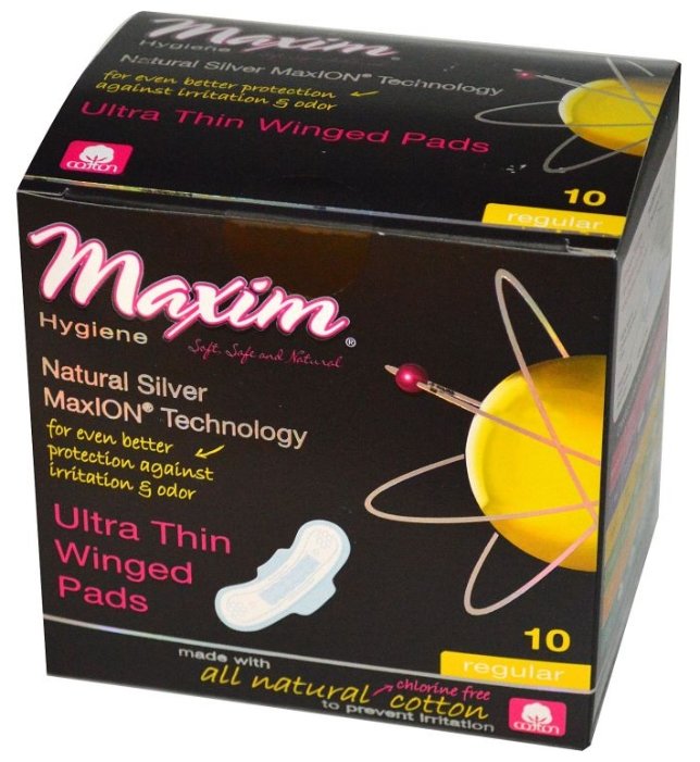 Maxim прокладки ежедневные Ultra Thin Winget Natural Silver MaxION Technology Regular (фото modal 1)