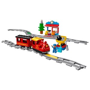 Электромеханический конструктор LEGO Duplo 10874 Поезд на паровой тяге (фото modal nav 3)