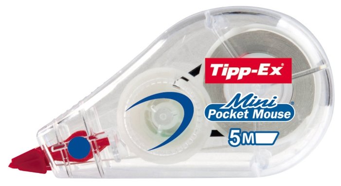 Tipp-Ex Корректирующий роллер Mini Pocket Mouse 5 мм х 5 м (фото modal 1)