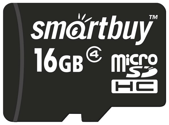 Карта памяти SmartBuy microSDHC Class 4 16GB + SD adapter (фото modal 1)