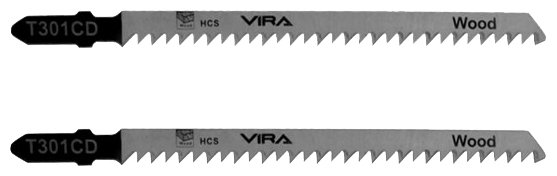 Набор пилок для лобзика Vira T301CD 552030 2 шт. (фото modal 1)