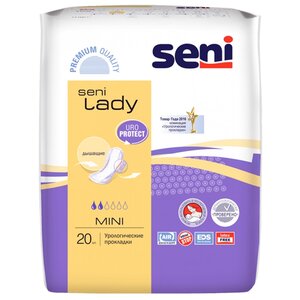 Урологические прокладки Seni Lady Mini (SE-095-MI20-RU5) (20 шт.) (фото modal nav 1)