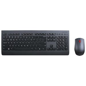Клавиатура и мышь Lenovo Professional Wireless Keyboard and Mouse 4X30H56821 Black USB (фото modal nav 1)