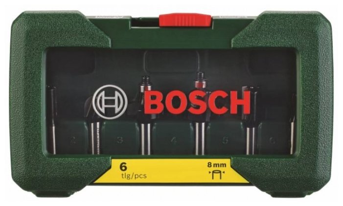 Набор фрез BOSCH 6 НМ-SET 2607019463 8MM-ХВ (фото modal 3)