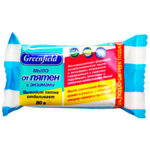 Хозяйственное мыло Greenfield От пятен с энзимами 70,5% (фото modal nav 1)