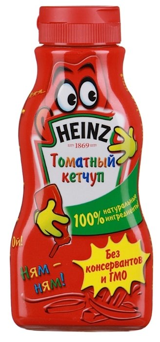 Кетчуп Heinz Томатный НЯМ-НЯМ, пластиковая бутылка (фото modal 1)
