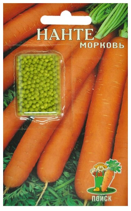 Семена Морковь Нанте дражированные 300 шт. ПОИСК 300 шт. (фото modal 1)