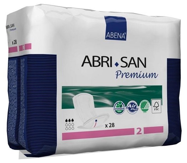 Урологические прокладки Abena Abri-San Premium 2 (9260) (28 шт.) (фото modal 1)