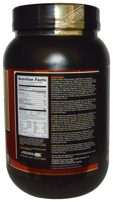 Протеин Optimum Nutrition 100% Whey Gold Standard (819-943 г) (фото modal 24)