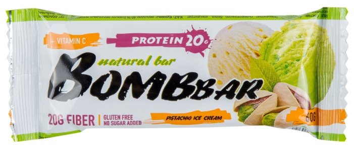 BombBar протеиновый батончик Natural Bar + Vitamin C (60 г)(20 шт.) (фото modal 53)