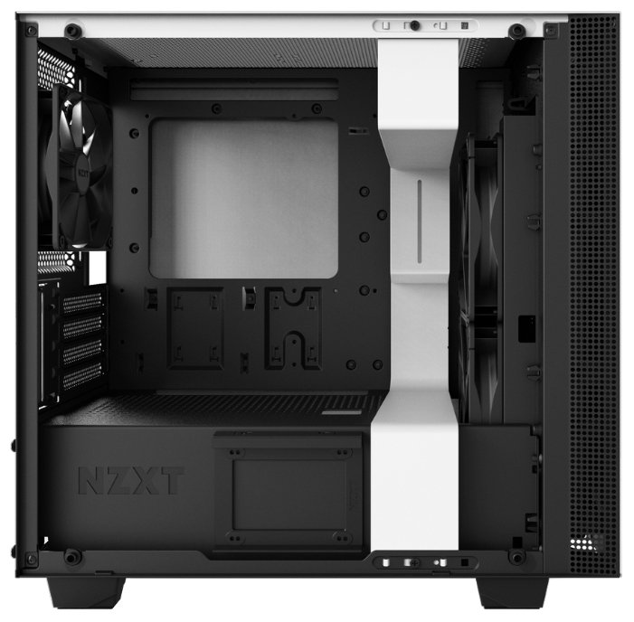 Компьютерный корпус NZXT H400 White/black (фото modal 7)
