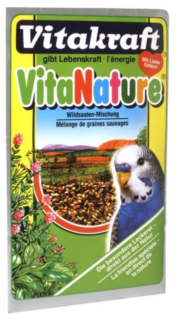 Добавка в корм Vitakraft Для волнистых попугаев с семенами луговых трав (фото modal 1)