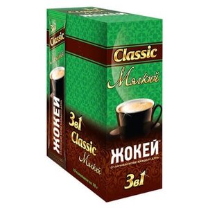 Растворимый кофе Жокей Classic 3 в 1 мягкий, в стиках (фото modal nav 2)