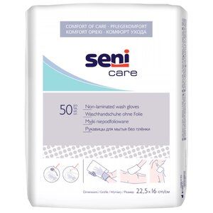Рукавица для мытья Seni Care без водонепроницаемой пленки (фото modal nav 1)