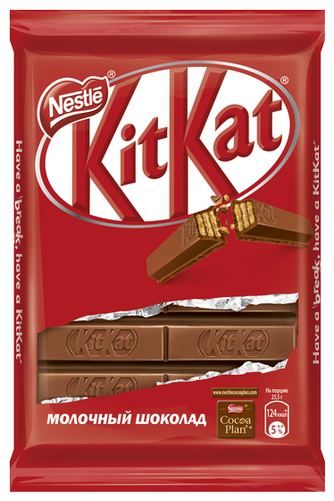Шоколад KitKat молочный с вафлей (фото modal 1)