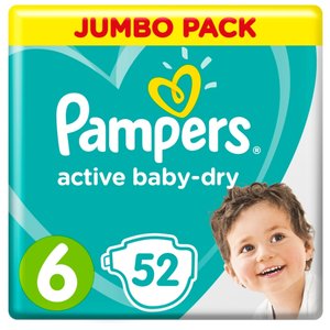 Pampers подгузники Active Baby-Dry 6 (13-18 кг) 52 шт. (фото modal nav 3)