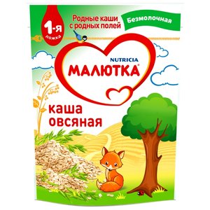 Каша Малютка (Nutricia) безмолочная овсяная (с 4 месяцев) 200 г (фото modal nav 1)