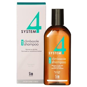 Sim Sensitive SYSTEM 4 Climbazole Shampoo 1 Терапевтический шампунь № 1 для нормальной и жирной кожи головы (фото modal nav 1)