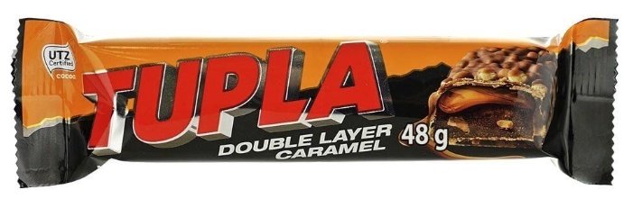 Батончик Tupla Double Layer Caramel, 48 г (фото modal 1)