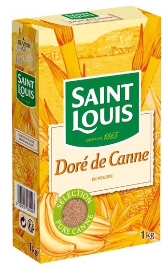 Сахар Saint Louis Тростниковый золотистый сахар-песок (фото modal 1)