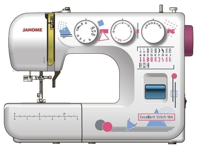 Швейная машина Janome Excellent Stitch 18A (фото modal 1)