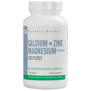 Мультиминералы Universal Nutrition Calcium Zinc Magnesium (100 таблеток) (фото modal nav 1)