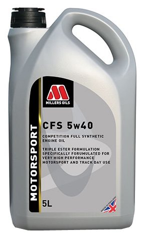 Моторное масло Millers Oils CFS 5w40 5 л (фото modal 1)