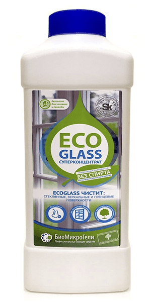 Жидкость БиоМикроГели EcoGlass для мытья стекол (фото modal 1)