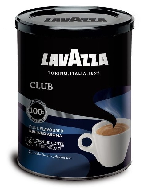Кофе молотый Lavazza Club жестяная банка (фото modal 1)