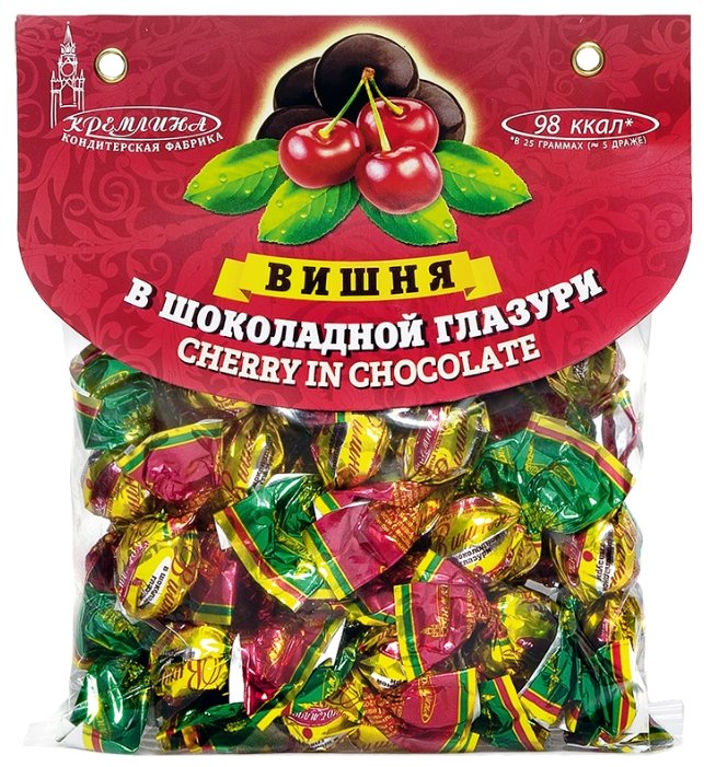 Конфеты Кремлина вишня в шоколаде (фото modal 1)