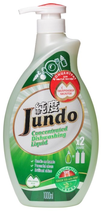 Jundo Гель для мытья посуды Green tea with mint (фото modal 1)