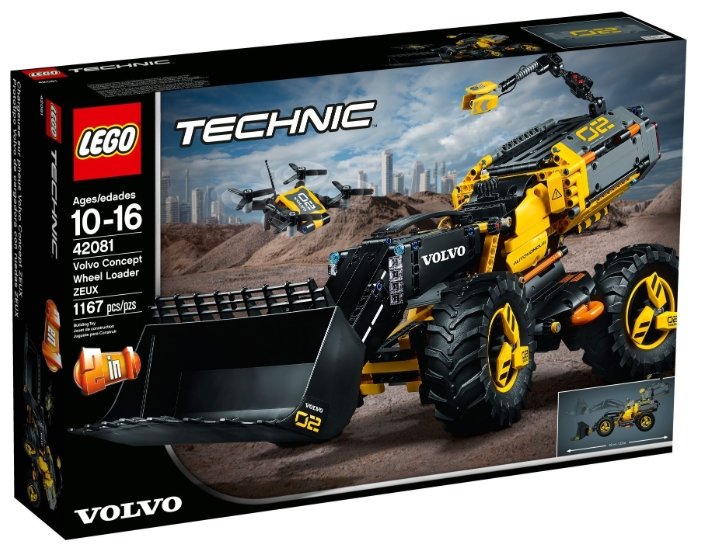 Конструктор LEGO Technic 42081 VOLVO колёсный погрузчик ZEUX (фото modal 1)