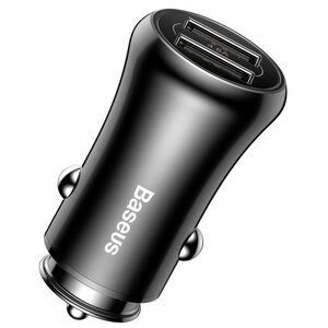 Автомобильная зарядка Baseus Dual-USB Car Charger 4.8A CCALL-GB01/GB09 (фото modal nav 3)