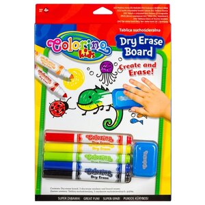 Доска для рисования детская Colorino Пиши-стирай с маркерами и губкой (65795PTR) (фото modal nav 2)
