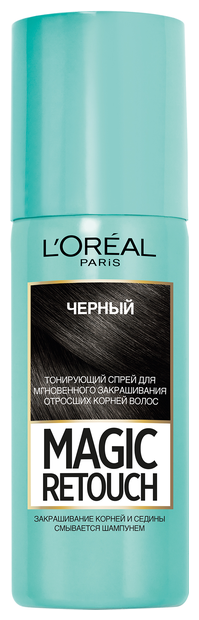 Спрей L'Oreal Paris Magic Retouch для мгновенного закрашивания отросших корней волос, оттенок Черный (фото modal 1)
