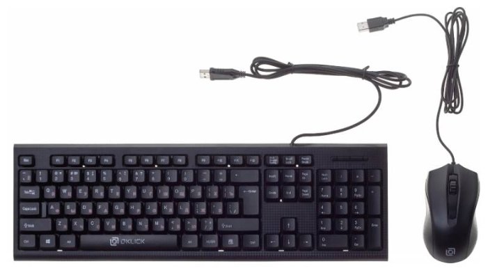 Клавиатура и мышь Oklick 620M Black USB (фото modal 6)