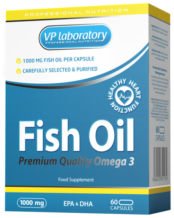 Рыбий жир VP Laboratory Fish Oil (60 капсул) (фото modal 1)
