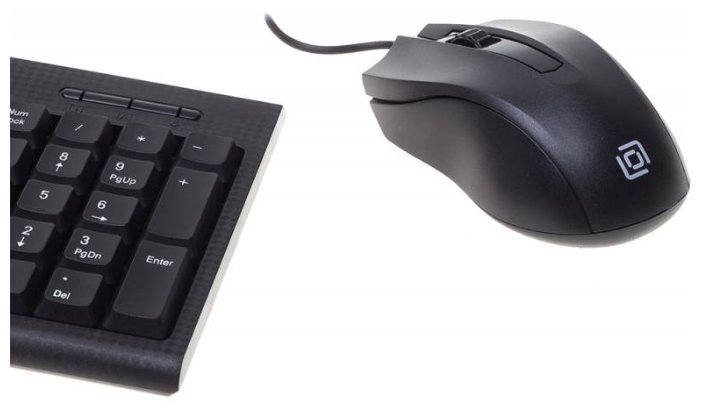 Клавиатура и мышь Oklick 620M Black USB (фото modal 4)
