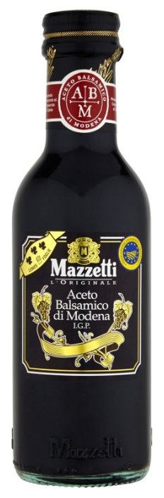 Уксус Mazzetti l'Originale бальзамический из Модены 3 листочка (фото modal 1)