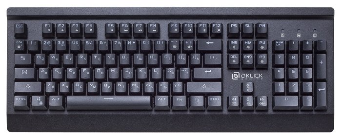 Клавиатура Oklick 950G IRON EDGE Black USB (фото modal 7)