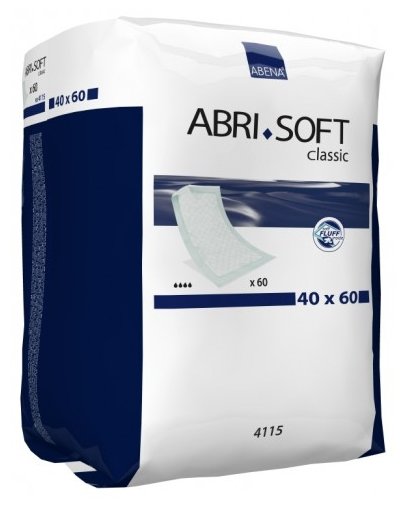 Пеленки Abena Abri-Soft Classic (4115) 40 х 60 см (60 шт.) (фото modal 2)