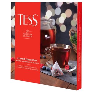 Чай Tess Pyramid collection ассорти в пирамидках подарочный набор (фото modal nav 1)