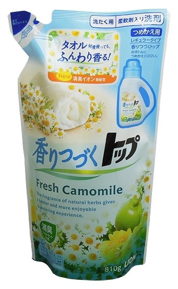 Жидкость для стирки Lion Top Fresh аромат ромашки и зеленого яблока (Япония) (фото modal 4)