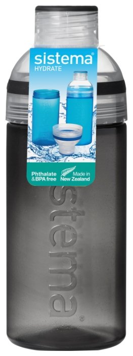 Бутылка Sistema Hydrate 830 питьевая Трио 0.58 л (фото modal 7)
