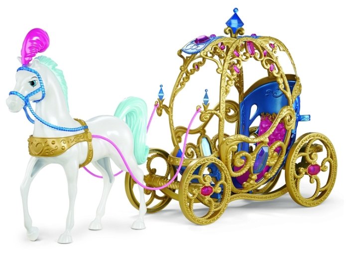 Hasbro Disney Princess лошадь с каретой для Золушки (CDC44) (фото modal 3)