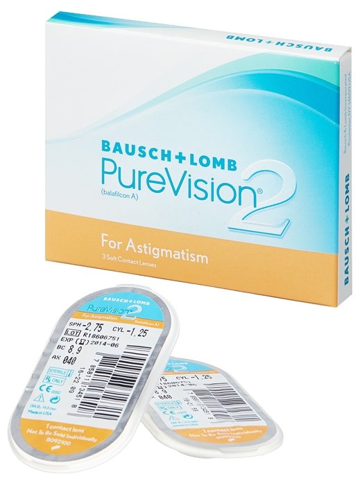 Bausch & Lomb PureVision 2 HD for Astigmatism (3 линзы) (фото modal 4)