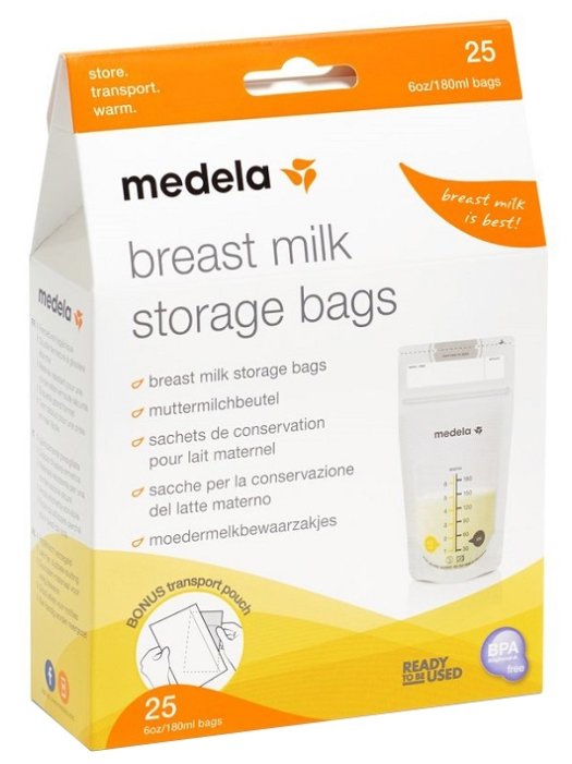 Medela Пакеты для хранения грудного молока 180 мл (фото modal 1)