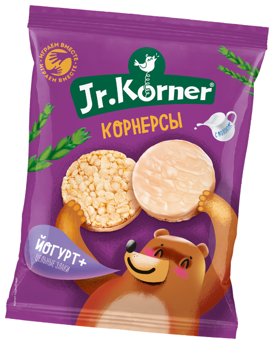 Мини хлебцы рисовые Jr.Korner Йогурт+цельные злаки 60 г (фото modal 1)