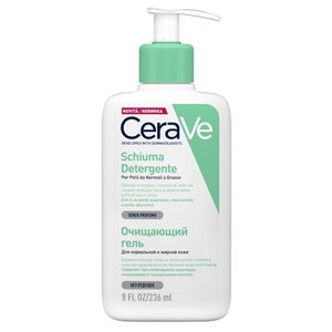 CeraVe гель очищающий для нормальной и жирной кожи лица и тела (фото modal nav 1)